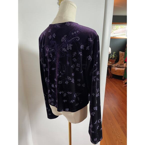 90s Y2K Bell sleeve cardigan - Picture 3 of 5